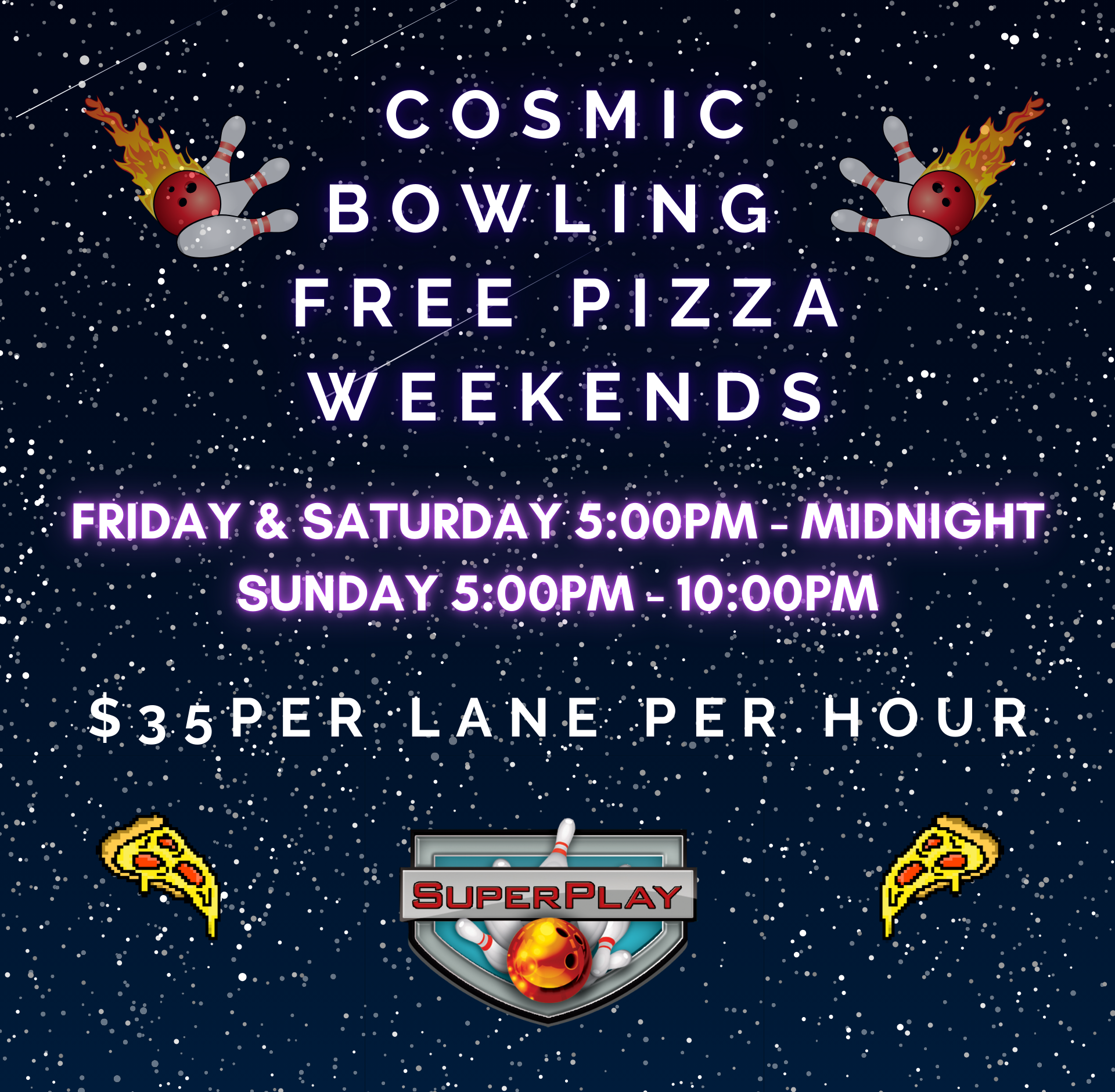 Cosmic Bowl Flyer
